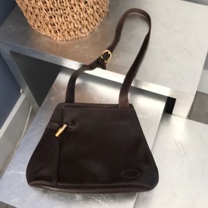 Longchamp Brown Leather Bag